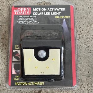 Open Trails Motion-Activated Solar LED Light